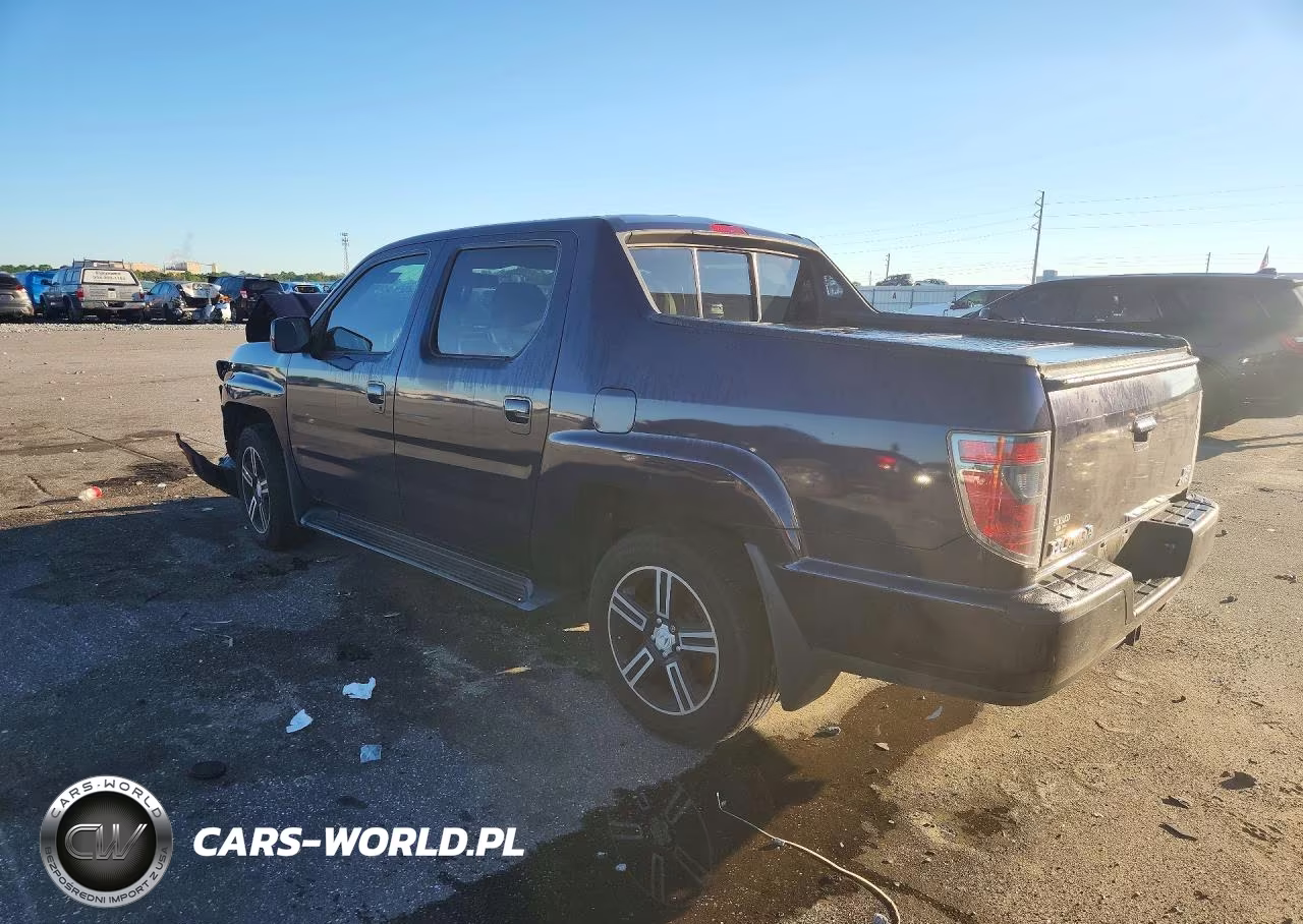 2013 Honda Ridgeline Rtl VIN:5FPYK1F56DB019074 - 2