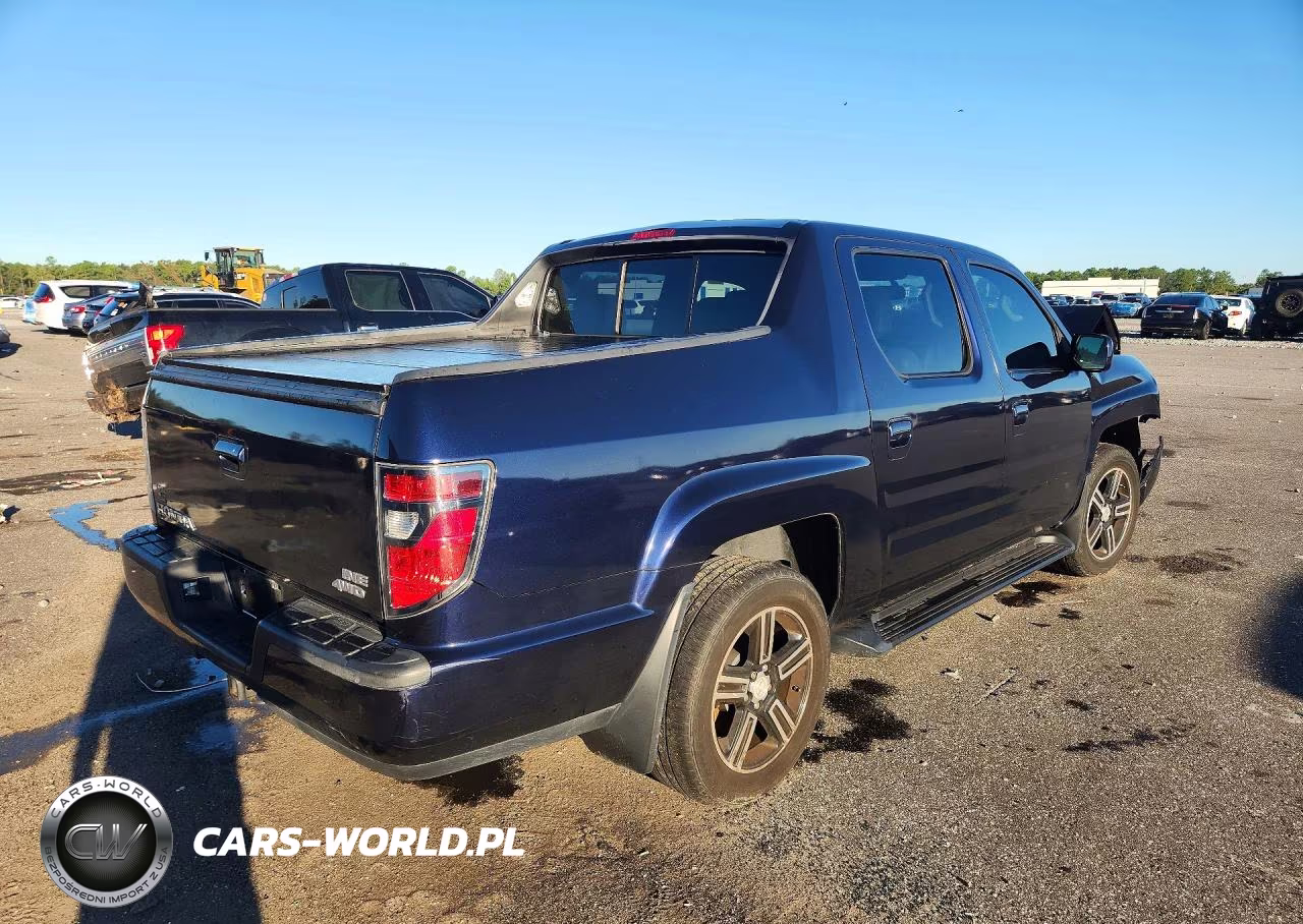2013 Honda Ridgeline Rtl VIN:5FPYK1F56DB019074 - 3