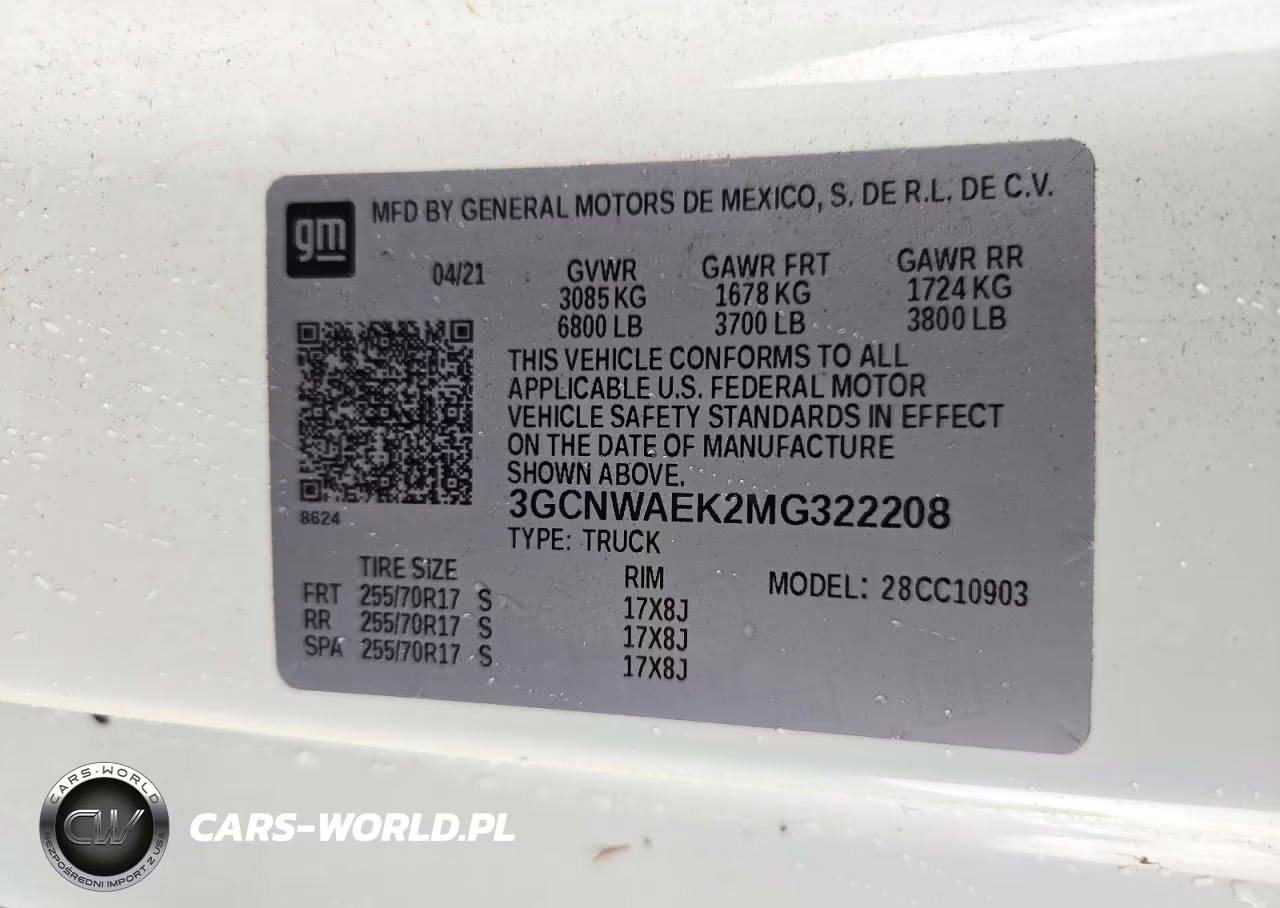 2021 Chevrolet Silverado C1500 VIN:3GCNWAEK2MG322208 - 12