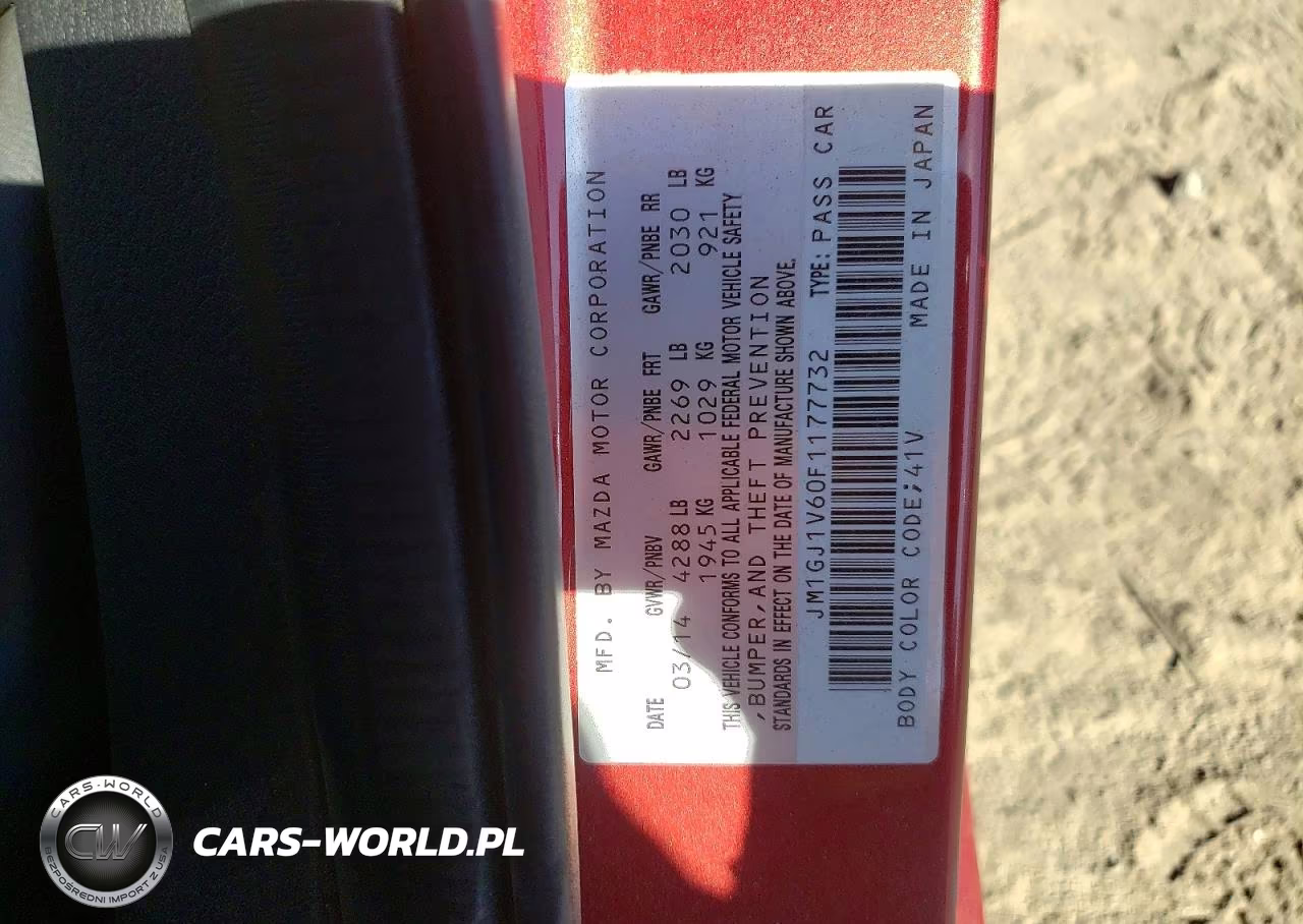 2015 Mazda 6 Touring VIN:JM1GJ1V60F1177732 - 13
