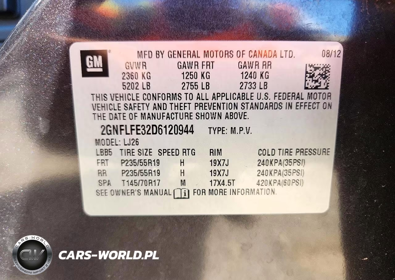 2013 Chevrolet Equinox Ltz VIN:2GNFLFE32D6120944 - 14