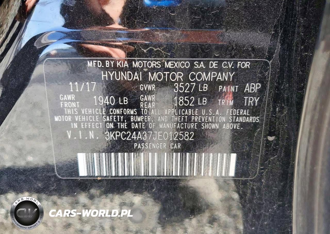 2018 Hyundai Accent Se VIN:3KPC24A37JE012582 - 13