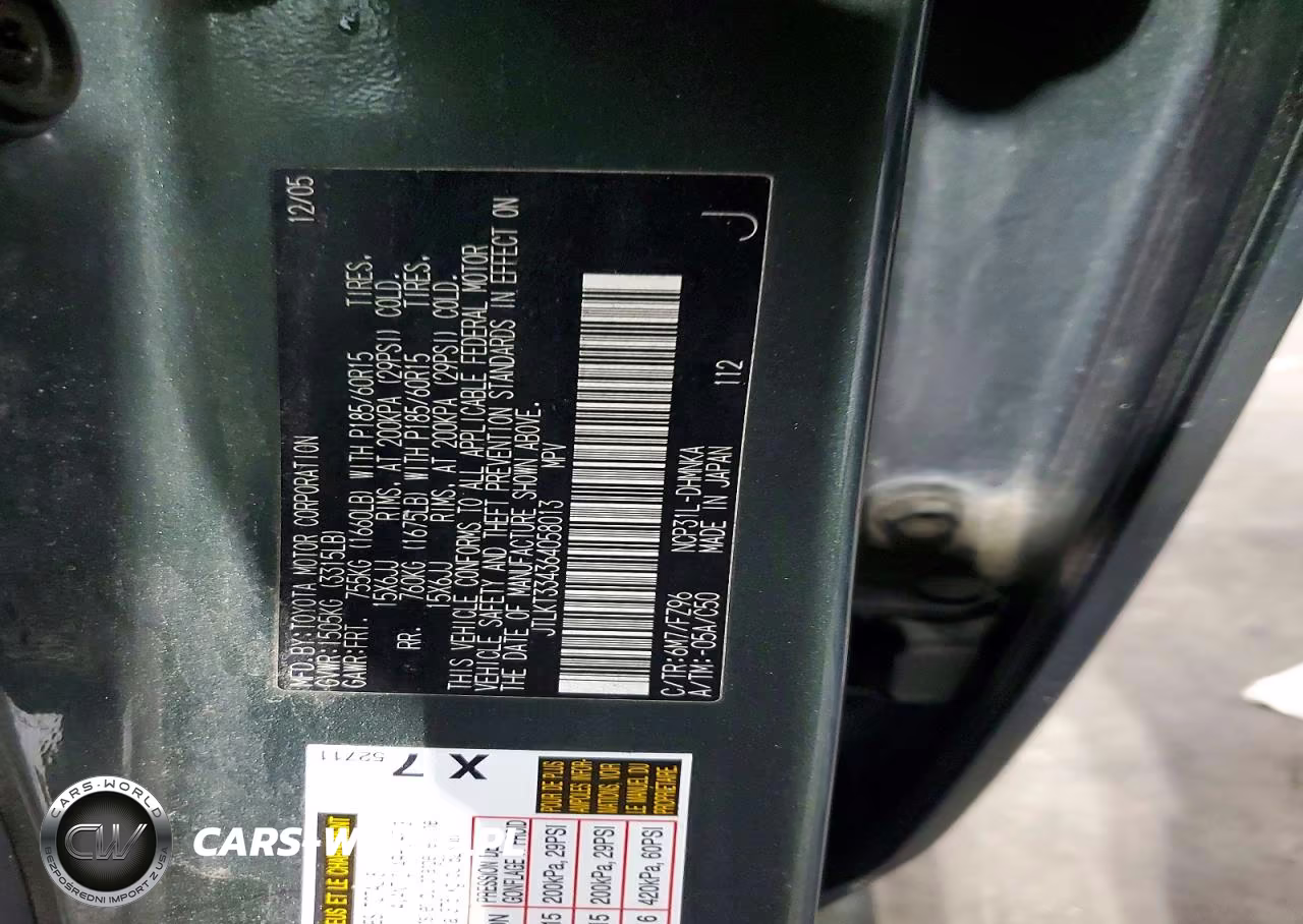 2006 Scion Xb Base VIN:JTLKT334364058013 - 12