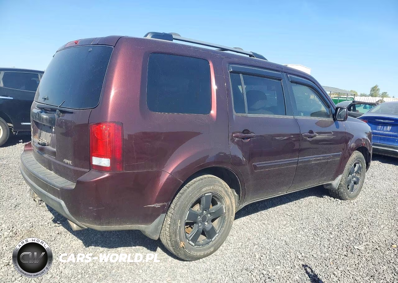 2010 Honda Pilot Exl VIN:5FNYF4H62AB021386 - 3
