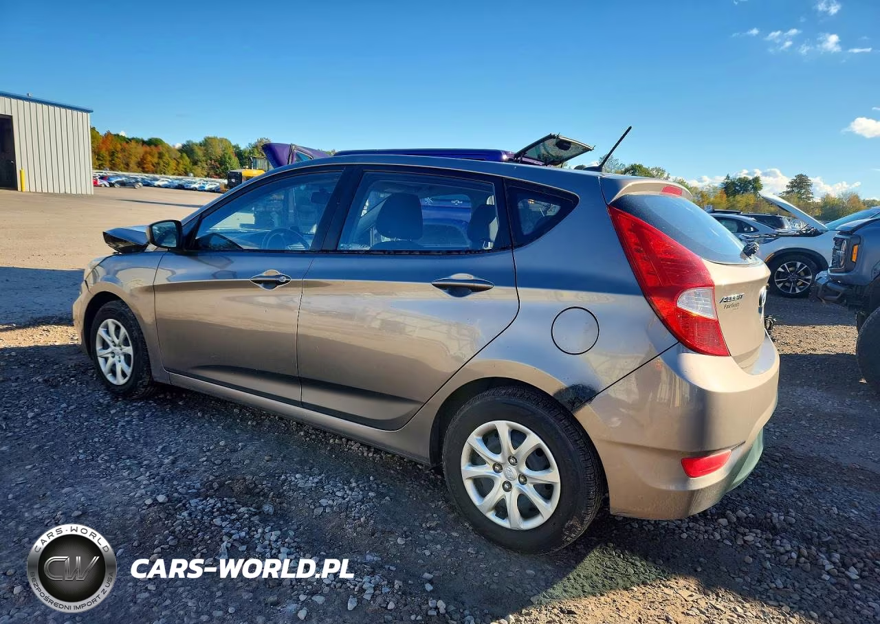 2012 Hyundai Accent Gs VIN:KMHCT5AE8CU021876 - 2