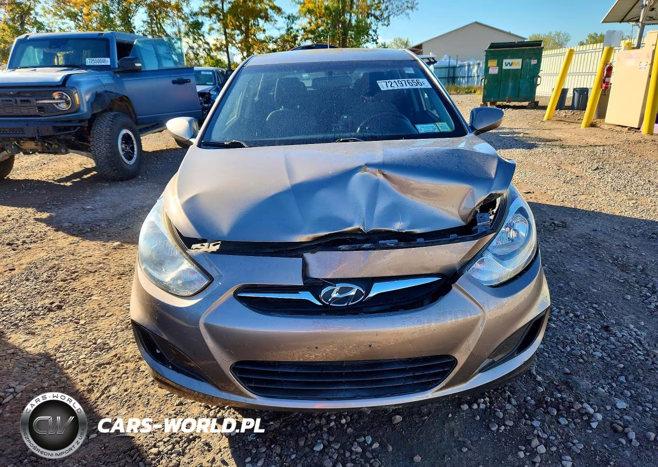 2012 Hyundai Accent Gs VIN:KMHCT5AE8CU021876 - 5
