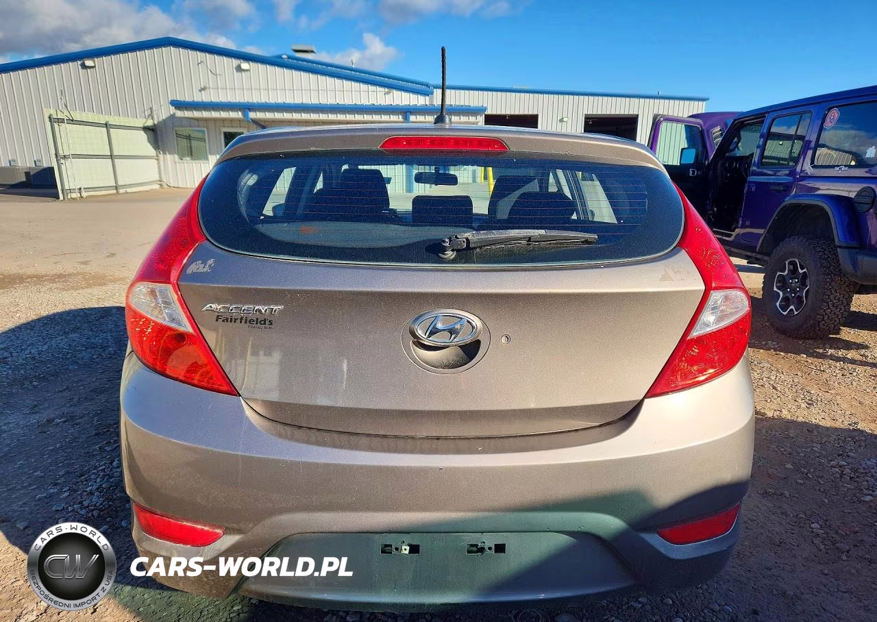 2012 Hyundai Accent Gs VIN:KMHCT5AE8CU021876 - 6