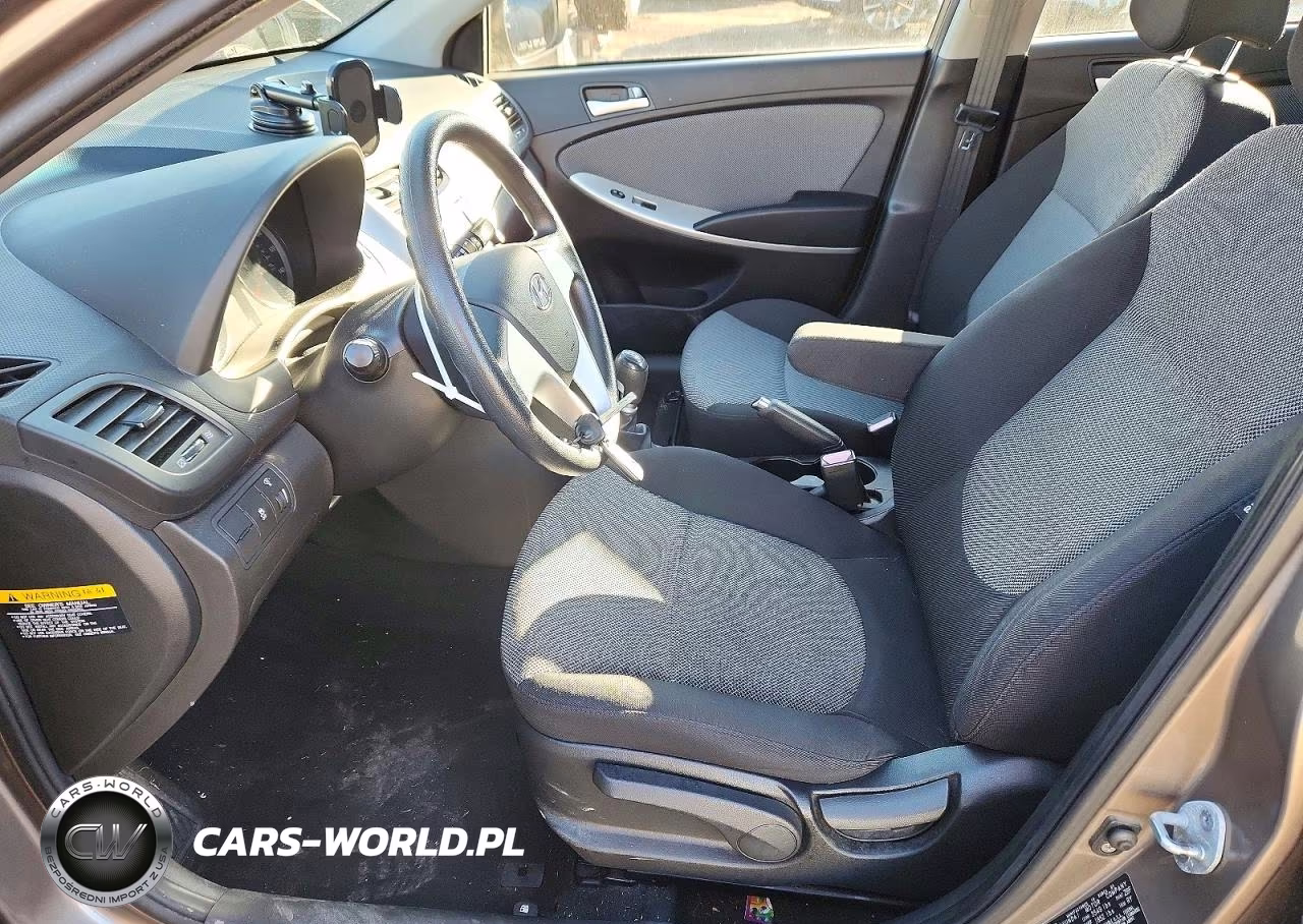 2012 Hyundai Accent Gs VIN:KMHCT5AE8CU021876 - 7