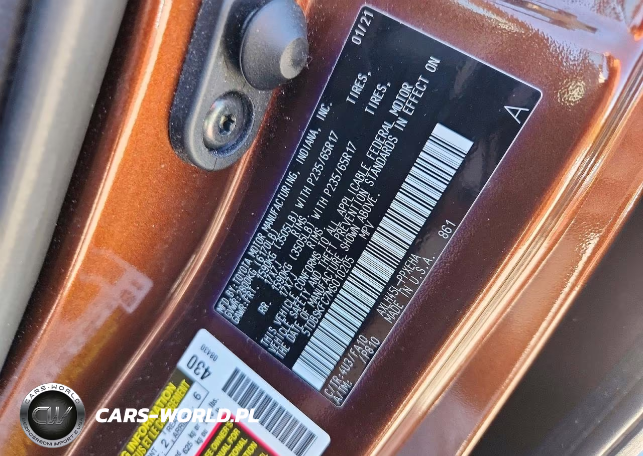 2021 Toyota Sienna Le VIN:5TDBSKFC7MS010205 - 13