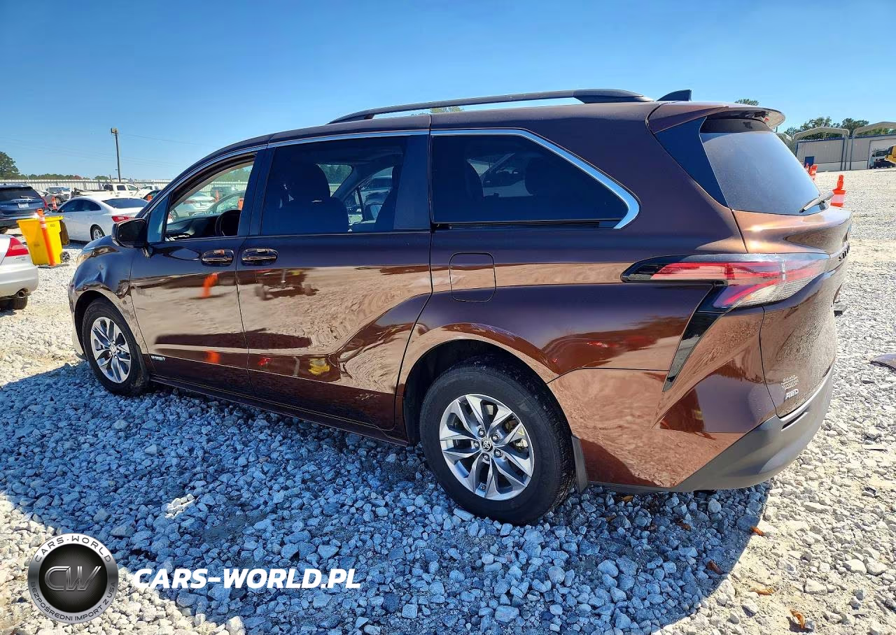 2021 Toyota Sienna Le VIN:5TDBSKFC7MS010205 - 2