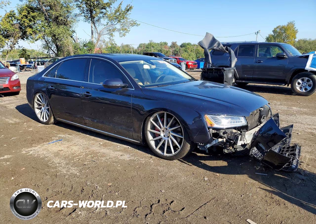 2015 Audi A8 L Quattro VIN:WAU3GAFD2FN006318 - 4