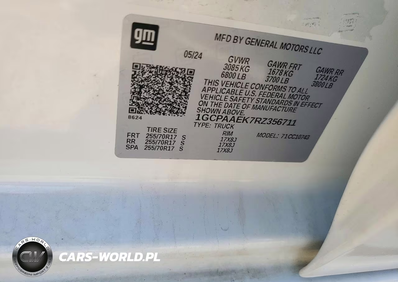 2024 Chevrolet Silverado C1500 VIN:1GCPAAEK7RZ356711 - 12