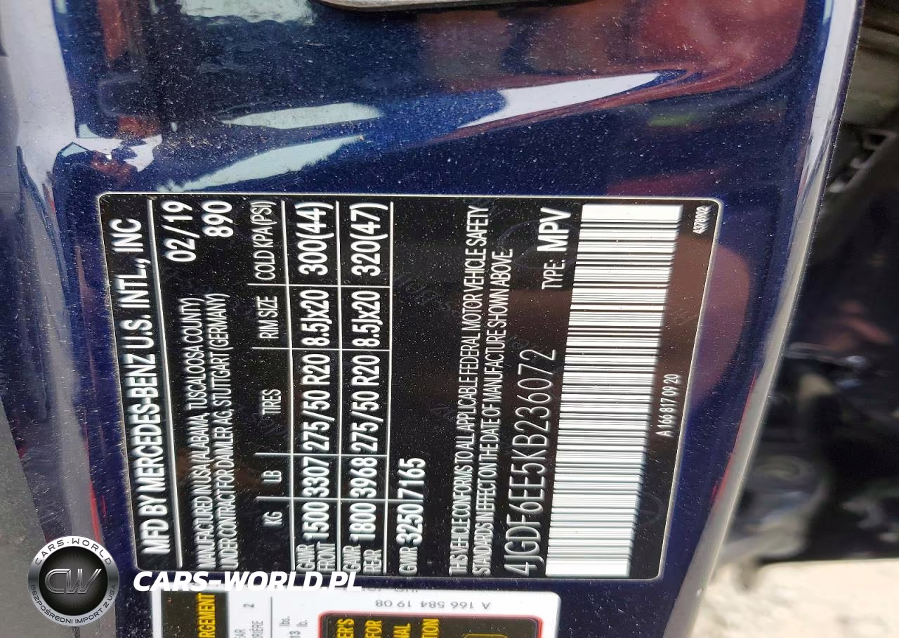 2019 Mercedes-Benz Gls 450 4Matic VIN:4JGDF6EE5KB236072 - 14
