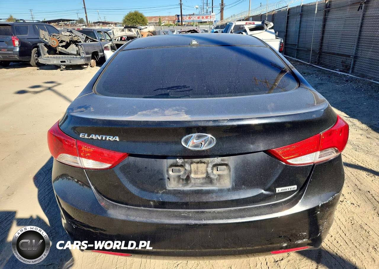 2013 Hyundai Elantra Limited VIN:5NPDH4AE9DH285821 - 6
