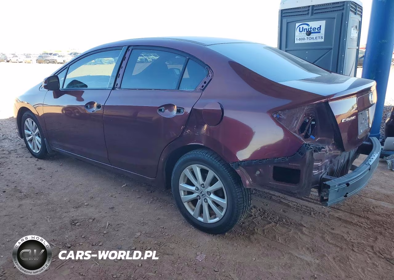 2012 Honda Civic Ex VIN:19XFB2F85CE301534 - 2