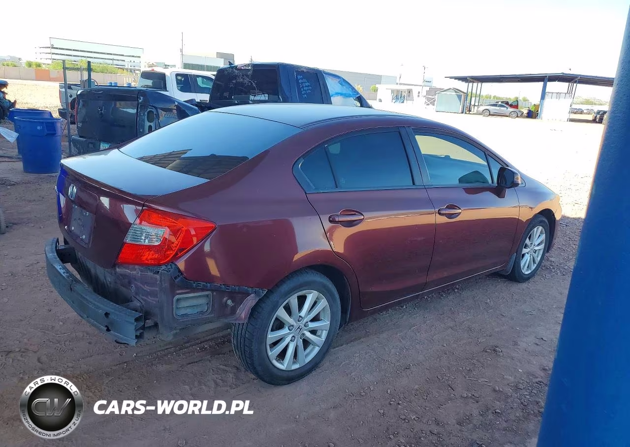 2012 Honda Civic Ex VIN:19XFB2F85CE301534 - 3