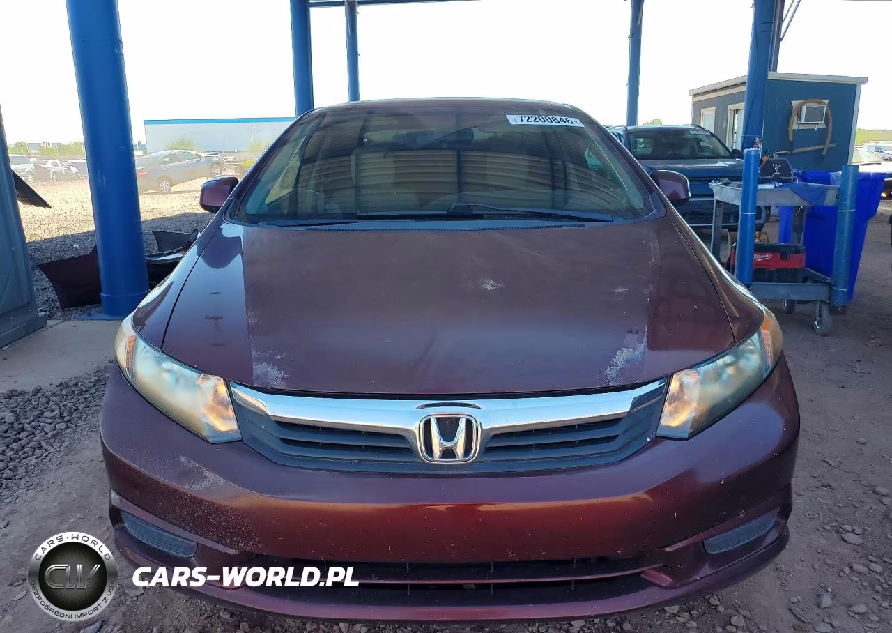 2012 Honda Civic Ex VIN:19XFB2F85CE301534 - 5