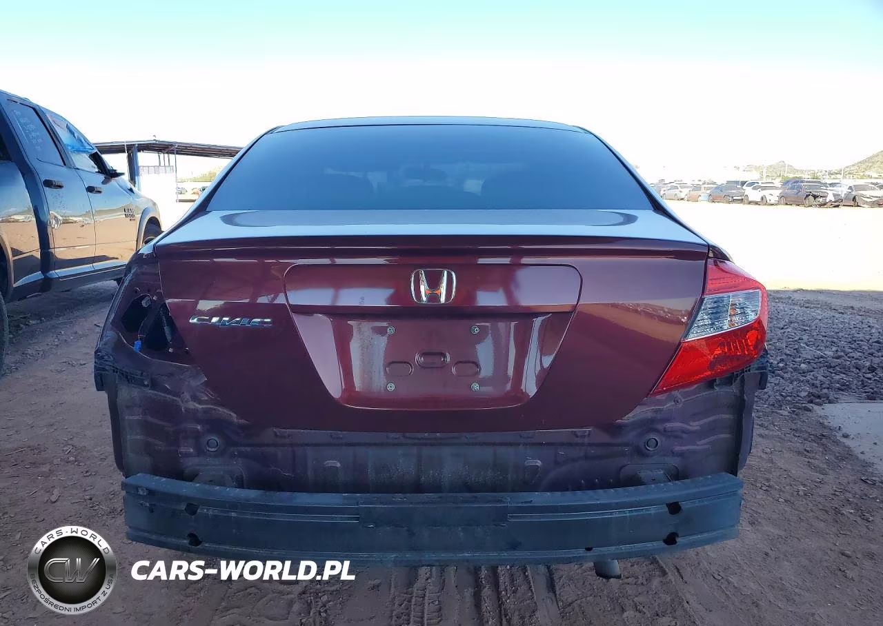 2012 Honda Civic Ex VIN:19XFB2F85CE301534 - 6