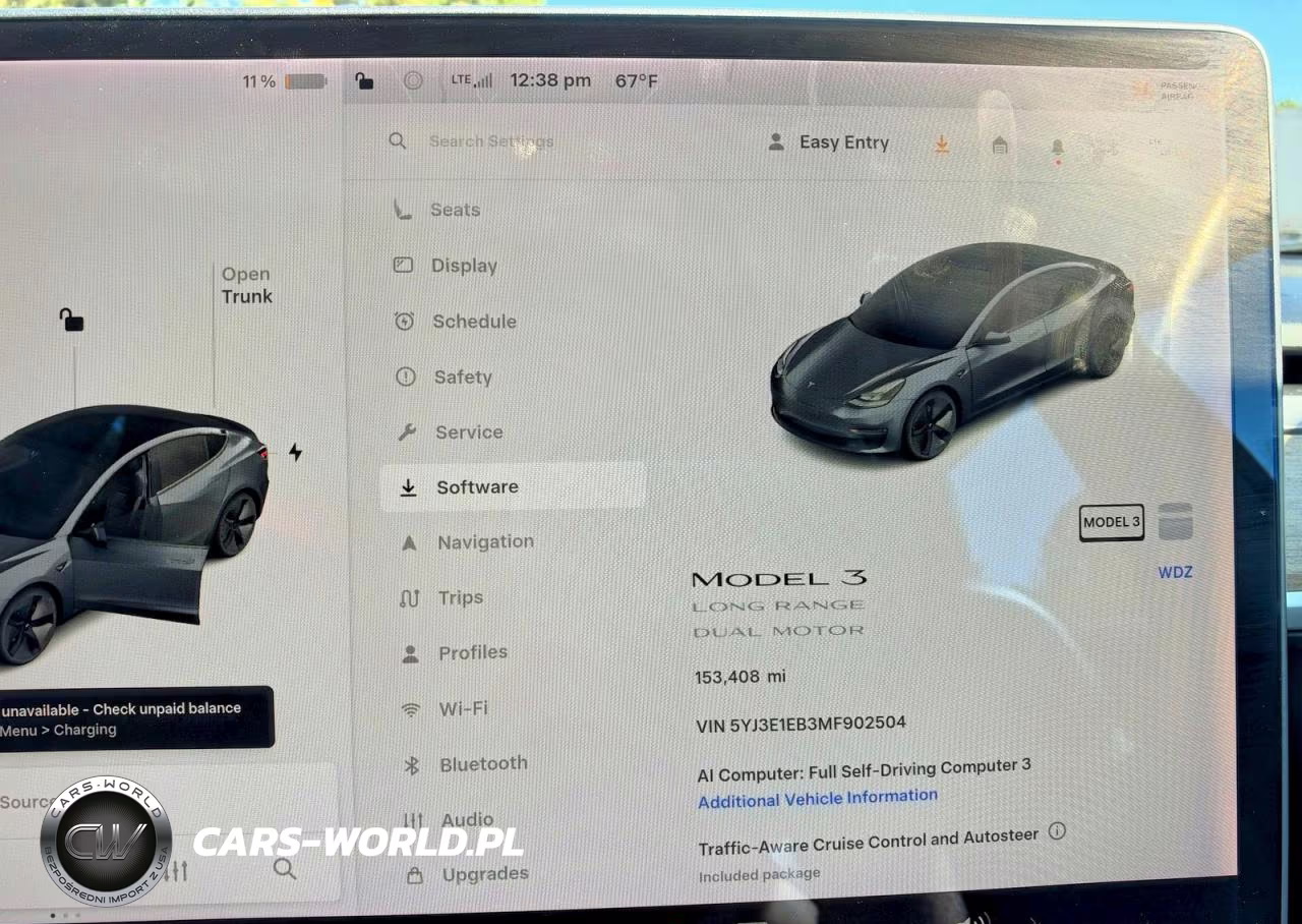 2021 Tesla Model 3 VIN:5YJ3E1EB3MF902504 - 8