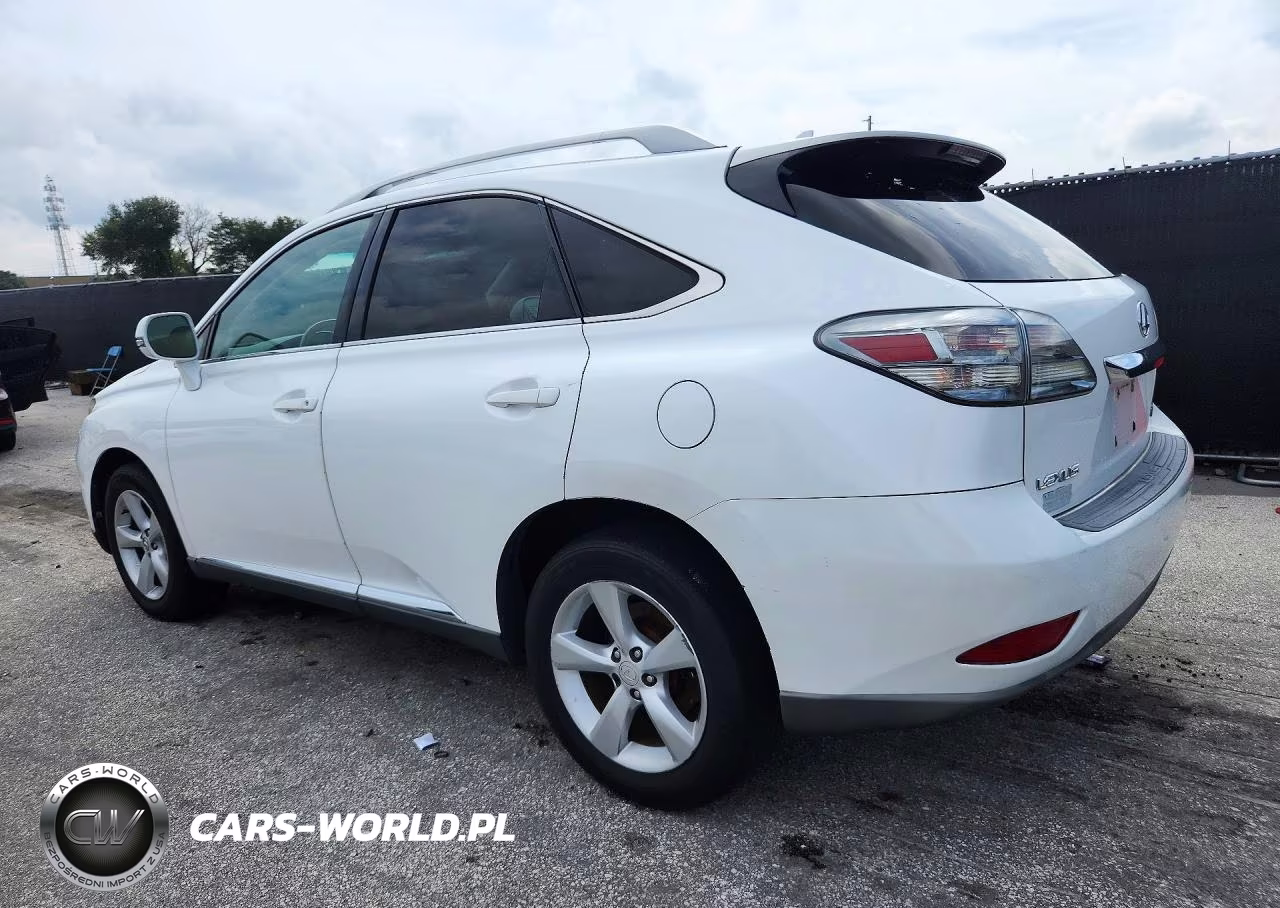 2010 Lexus Rx 350 VIN:2T2BK1BA2AC011809 - 2