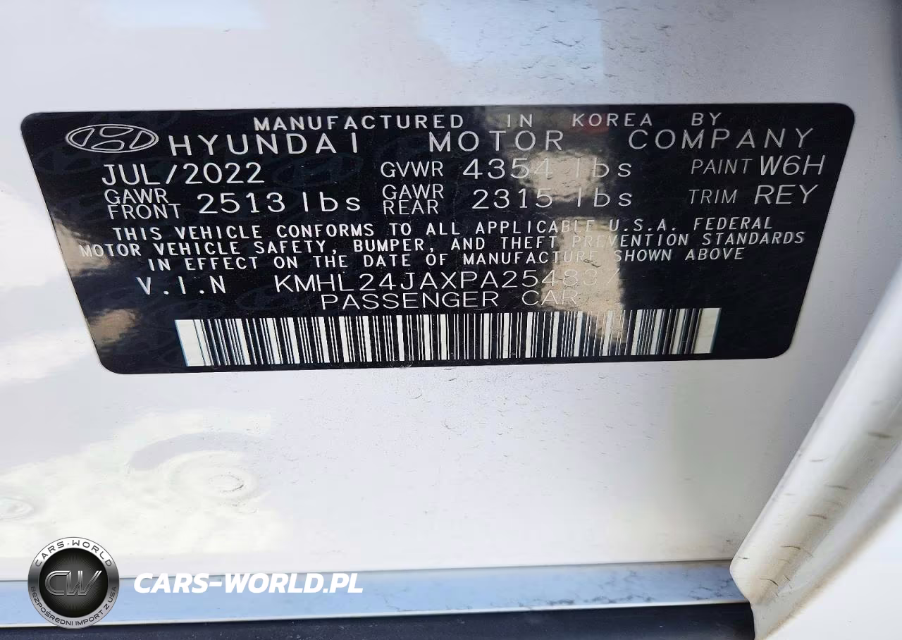 2023 Hyundai Sonata Se VIN:KMHL24JAXPA254837 - 12