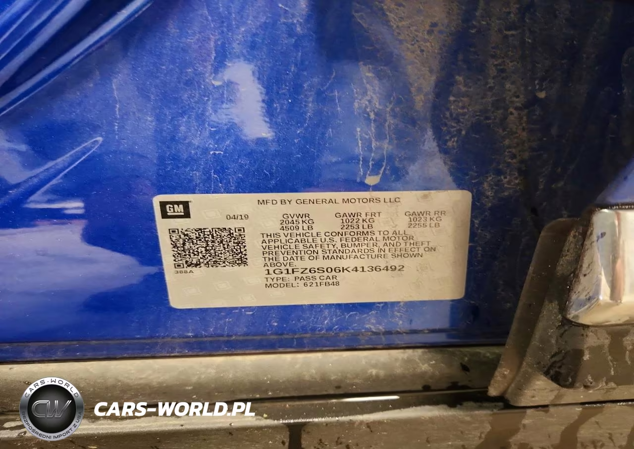 2019 Chevrolet Bolt Ev Premier VIN:1G1FZ6S06K4136492 - 12