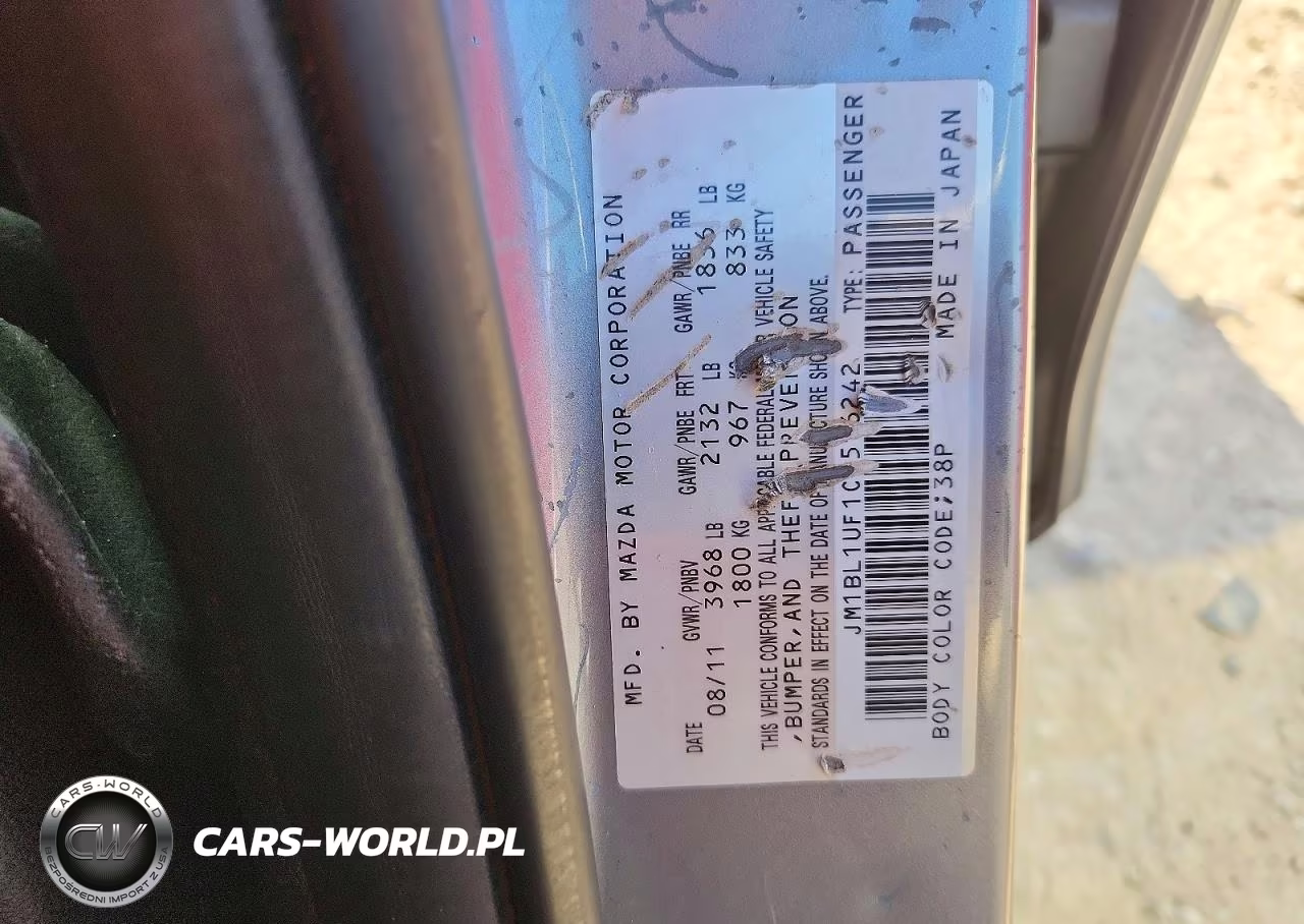 2012 Mazda 3 I VIN:JM1BL1UF1C1516242 - 12
