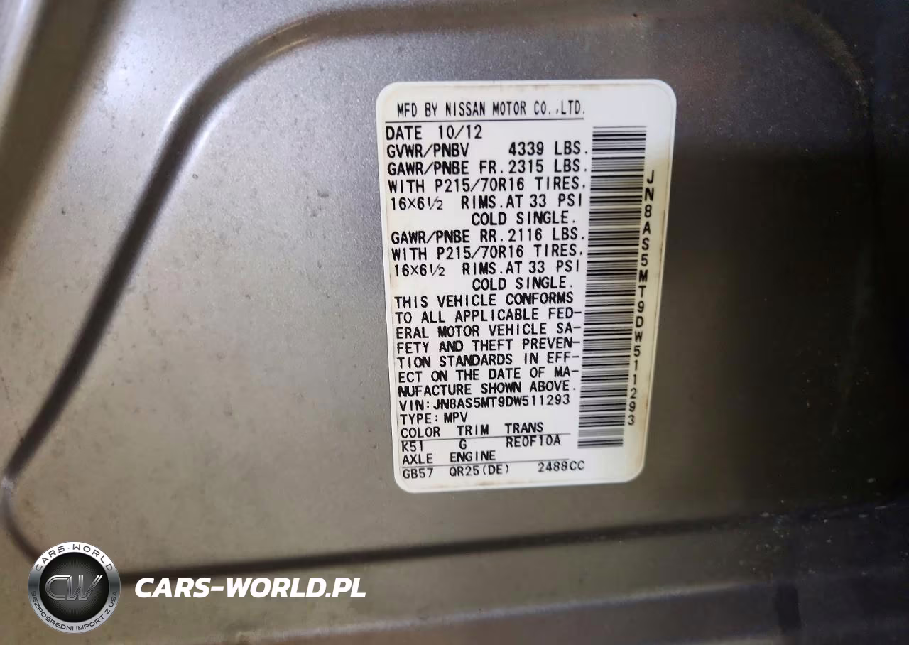 2013 Nissan Rogue S VIN:JN8AS5MT9DW511293 - 13