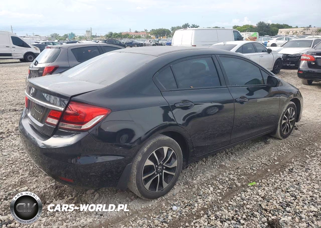 2015 Honda Civic Lx VIN:19XFB2F53FE035845 - 3