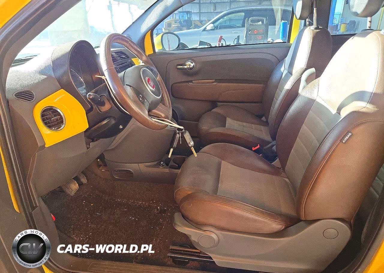 2012 Fiat 500 Sport VIN:3C3CFFBR7CT343278 - 7
