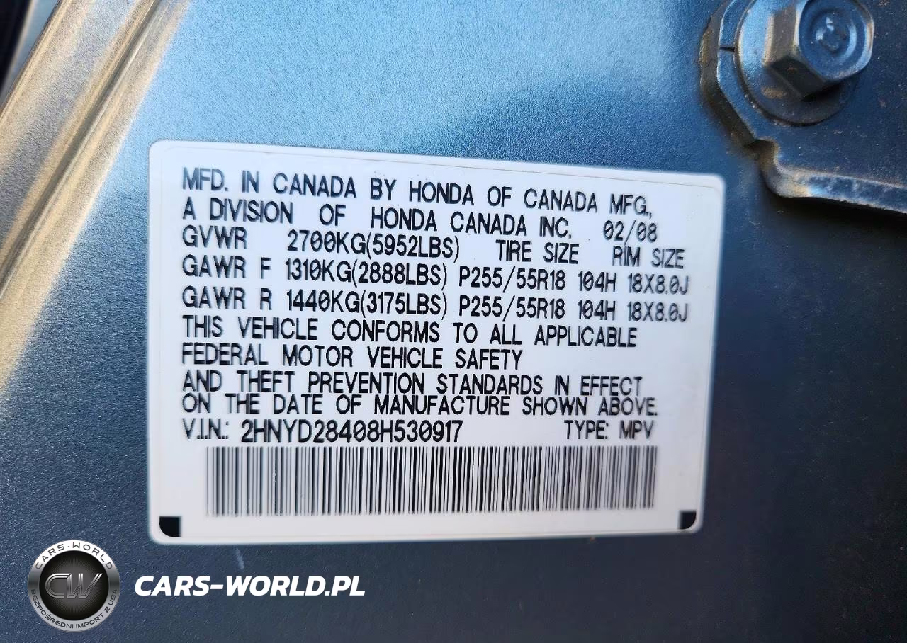 2008 Acura Mdx Technology VIN:2HNYD28408H530917 - 13