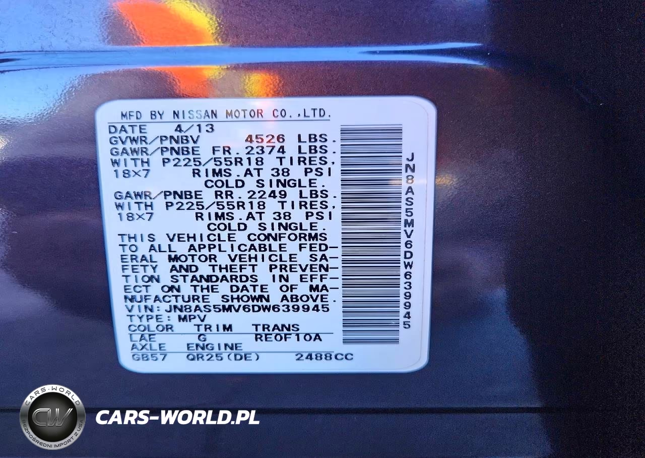 2013 Nissan Rogue S VIN:JN8AS5MV6DW639945 - 13