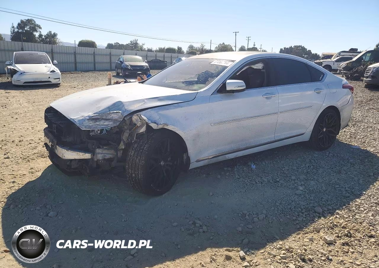 2017 Genesis G80 3.8 VIN:KMHGN4JE3HU178406 - 1