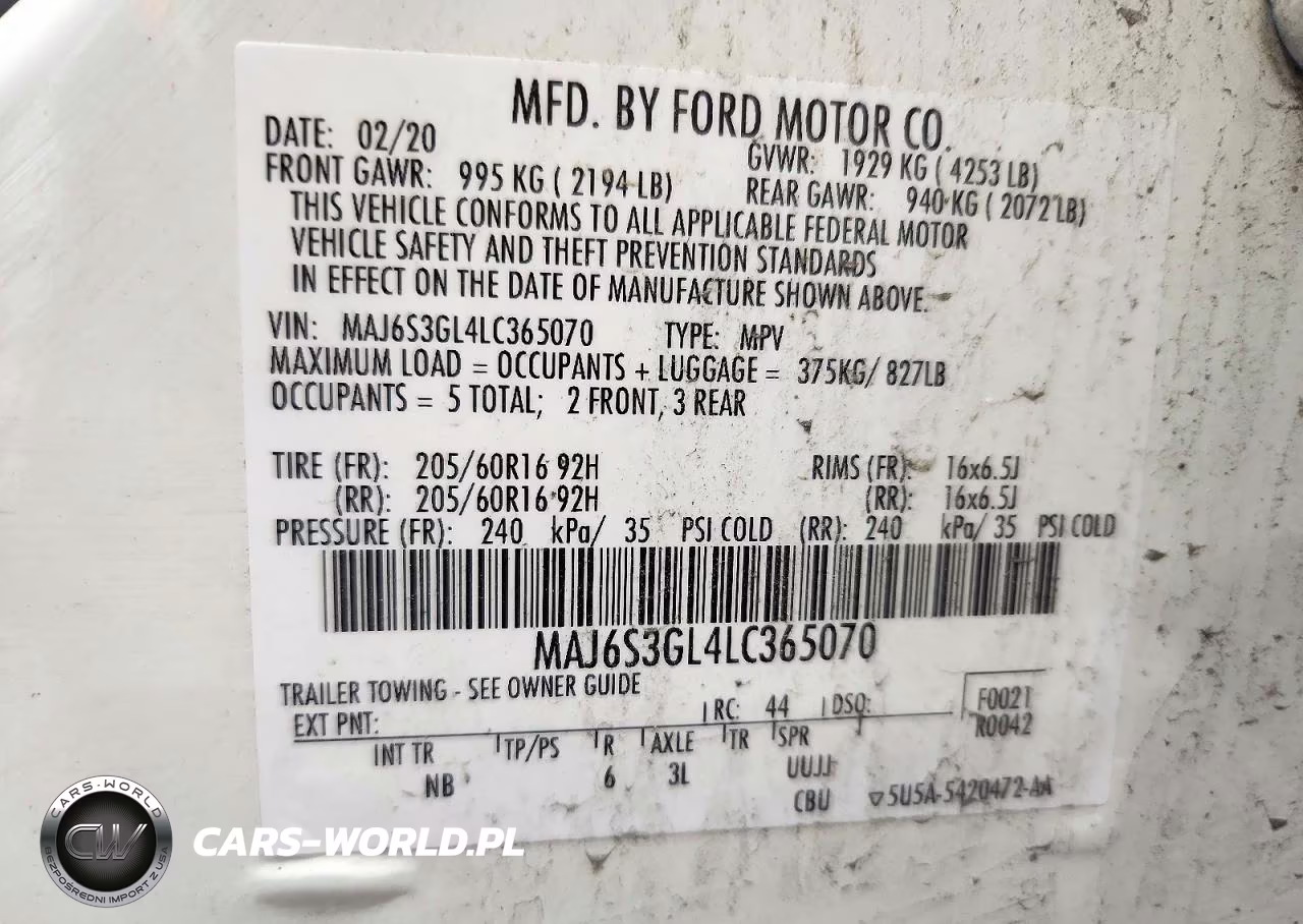 2020 Ford Ecosport Se VIN:MAJ6S3GL4LC365070 - 13