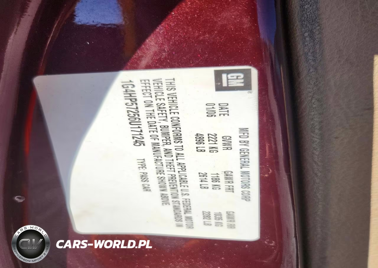 2006 Buick Lucerne Cx VIN:1G4HP57256U171245 - 13