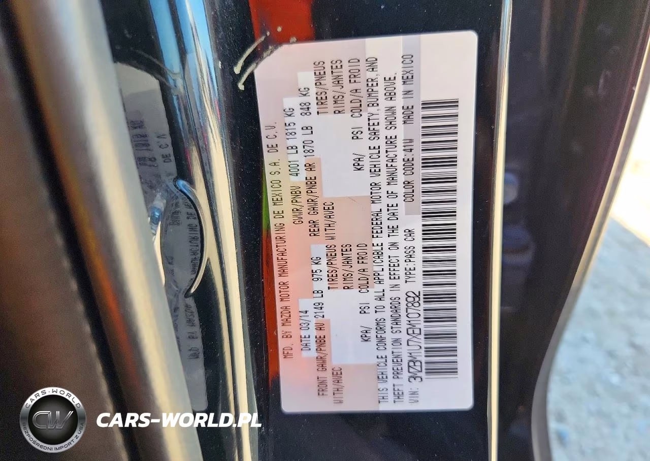 2014 Mazda 3 Sport VIN:3MZBM1U7XEM107892 - 12