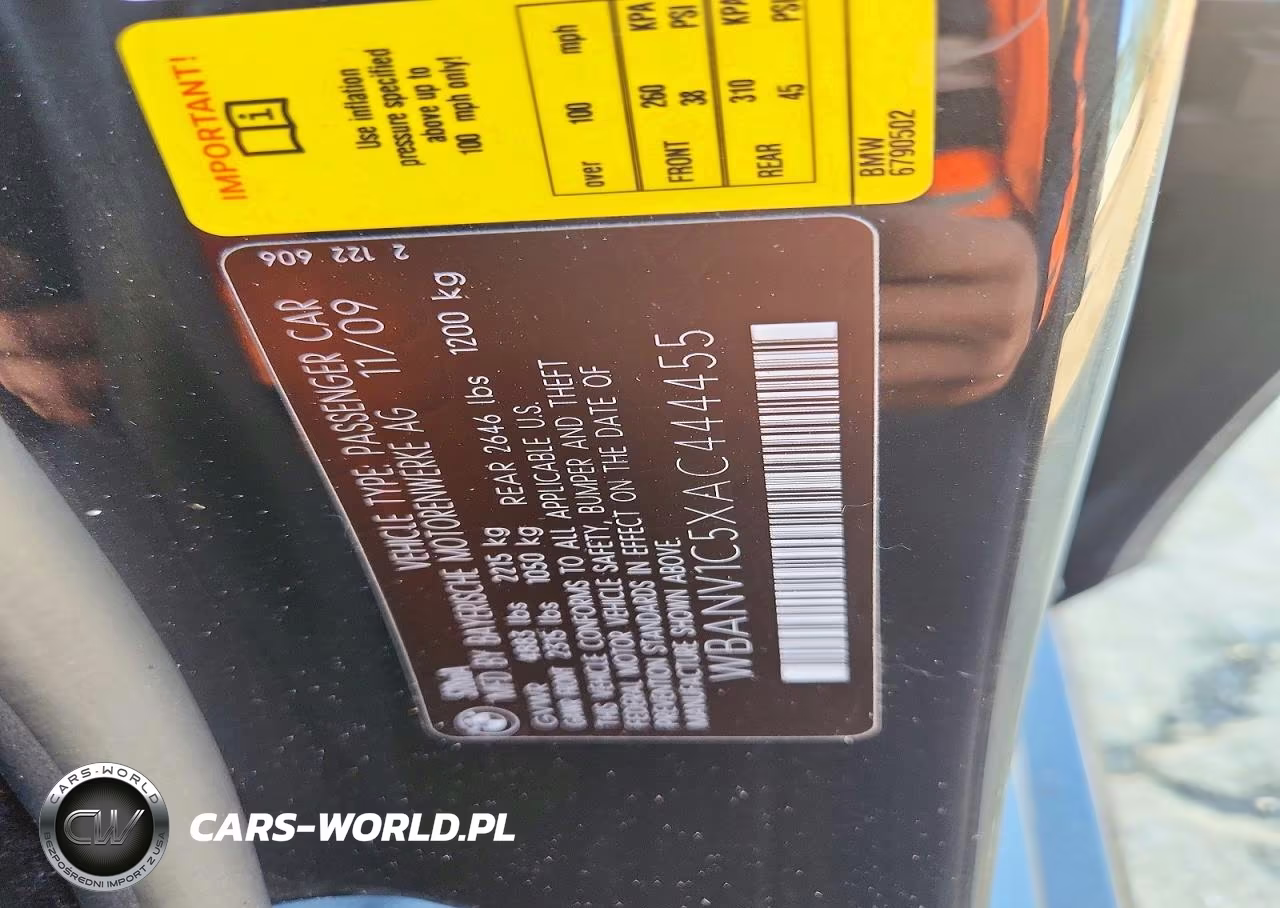 2010 BMW 528 Xi VIN:WBANV1C5XAC444455 - 12