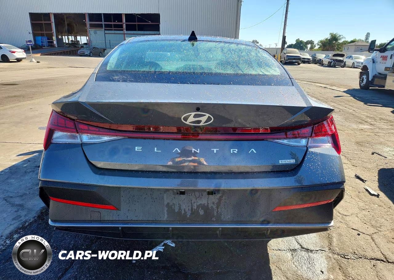 2026 Hyundai Elantra Hybrid Blue VIN:KMHLM4DJ8TU209135 - 6