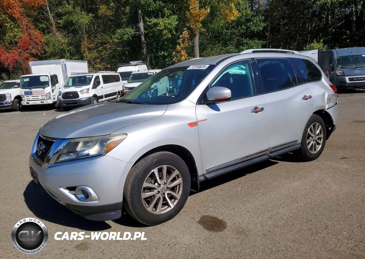 2014 Nissan Pathfinder Sl VIN:5N1AR2MN6EC660833 - 1