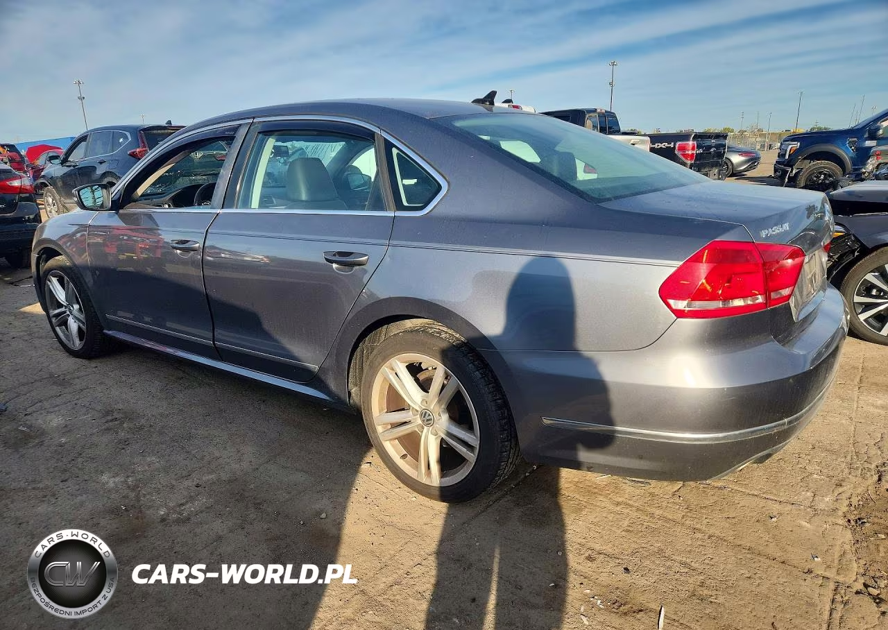 2013 Volkswagen Passat Se VIN:1VWBN7A36DC028673 - 2