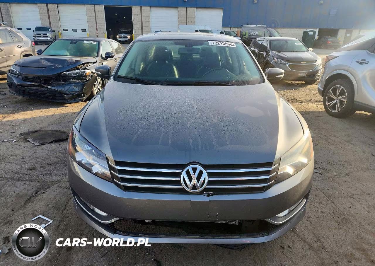 2013 Volkswagen Passat Se VIN:1VWBN7A36DC028673 - 5
