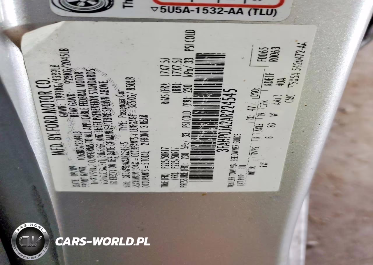 2010 Ford Fusion Sel VIN:3FAHP0JA2AR224545 - 12