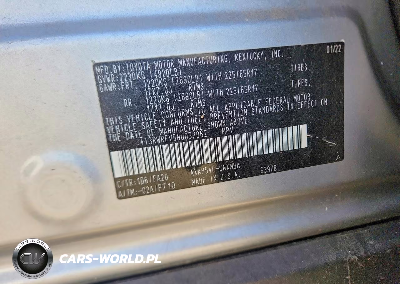 2022 Toyota Rav4 Xle VIN:4T3RWRFV5NU052062 - 13
