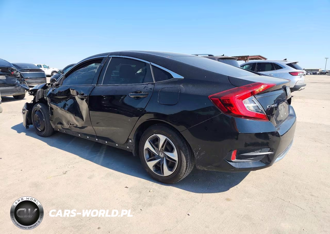2019 Honda Civic Lx VIN:2HGFC2F62KH504736 - 2