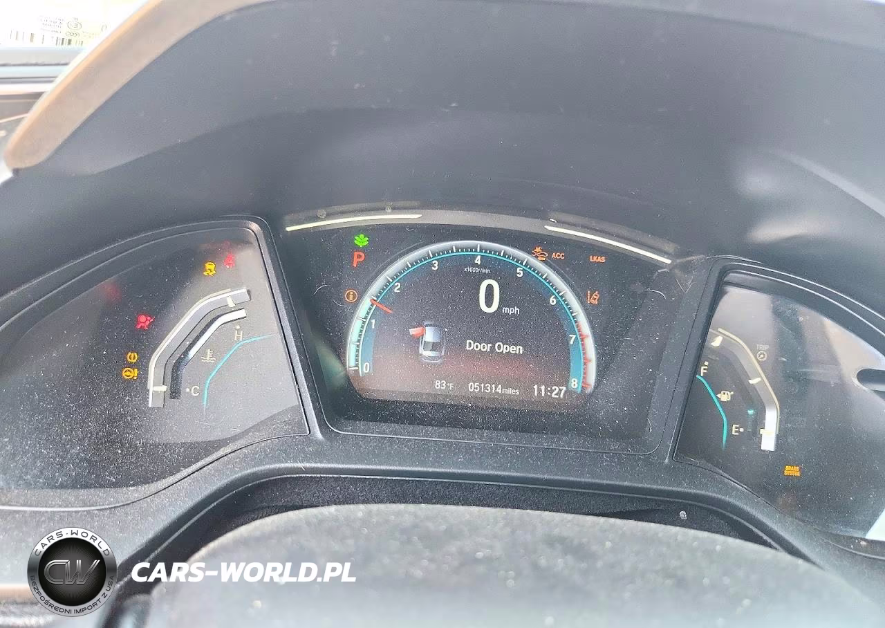 2019 Honda Civic Lx VIN:2HGFC2F62KH504736 - 9