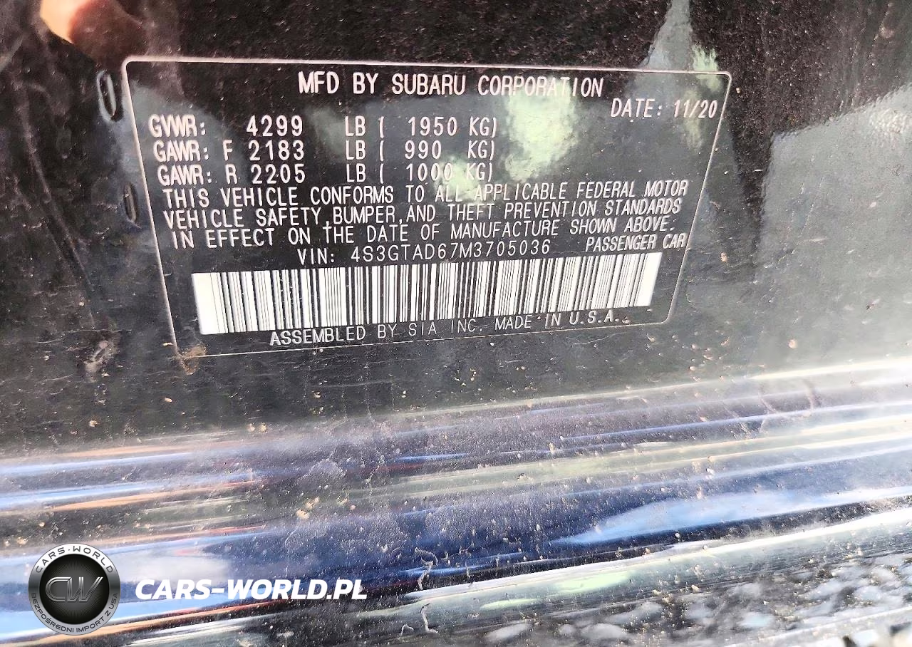 2021 Subaru Impreza Premium VIN:4S3GTAD67M3705036 - 12