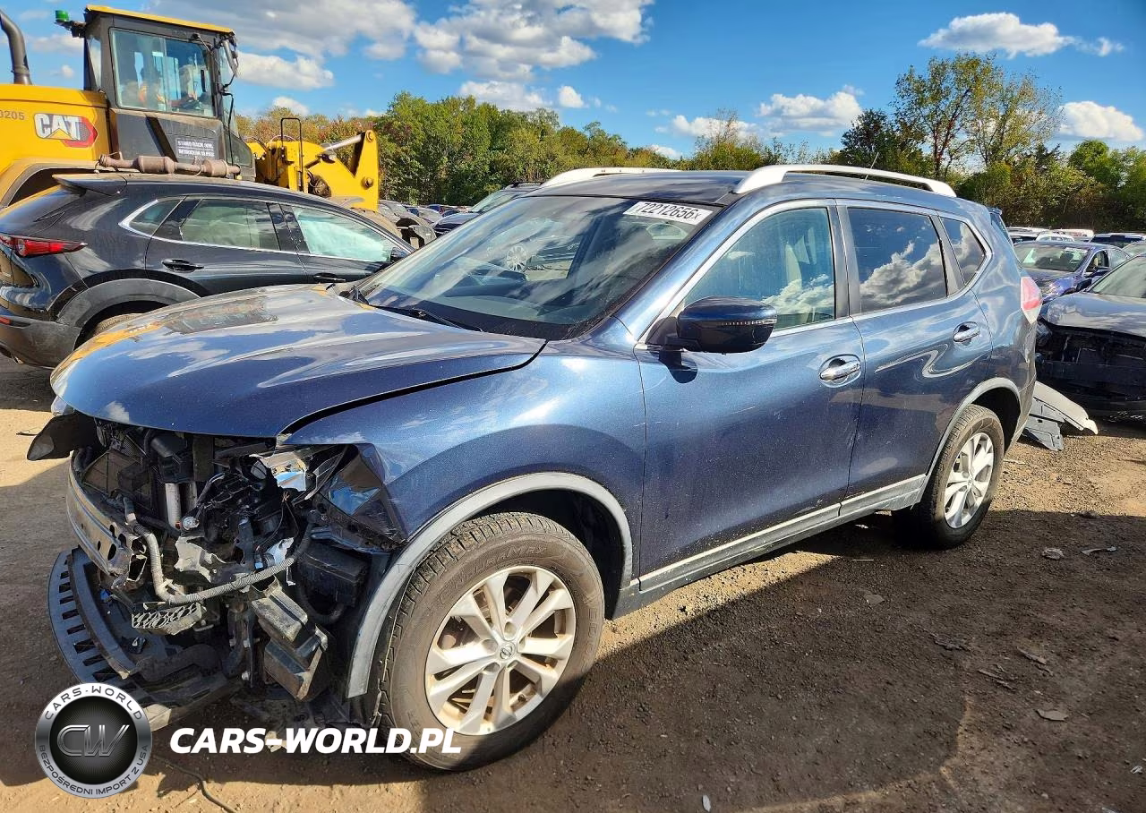 2016 Nissan Rogue Sv VIN:KNMAT2MV5GP672313 - 1