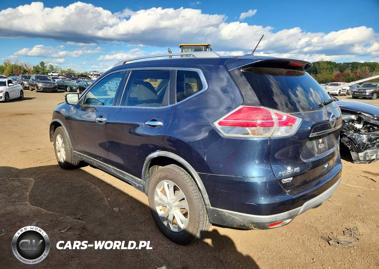 2016 Nissan Rogue Sv VIN:KNMAT2MV5GP672313 - 2