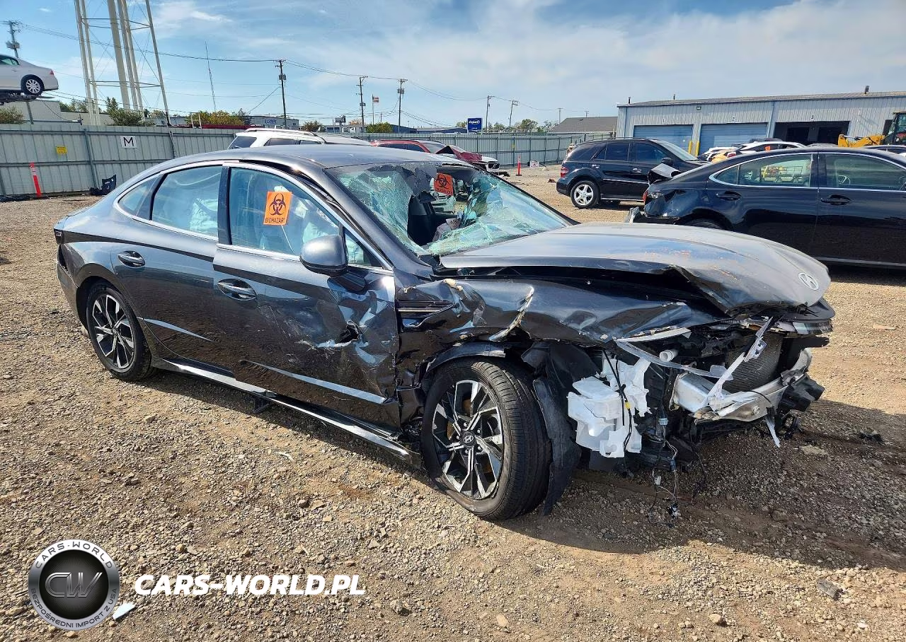 2025 Hyundai Sonata Sel VIN:KMHL64JA3SA450163 - 4