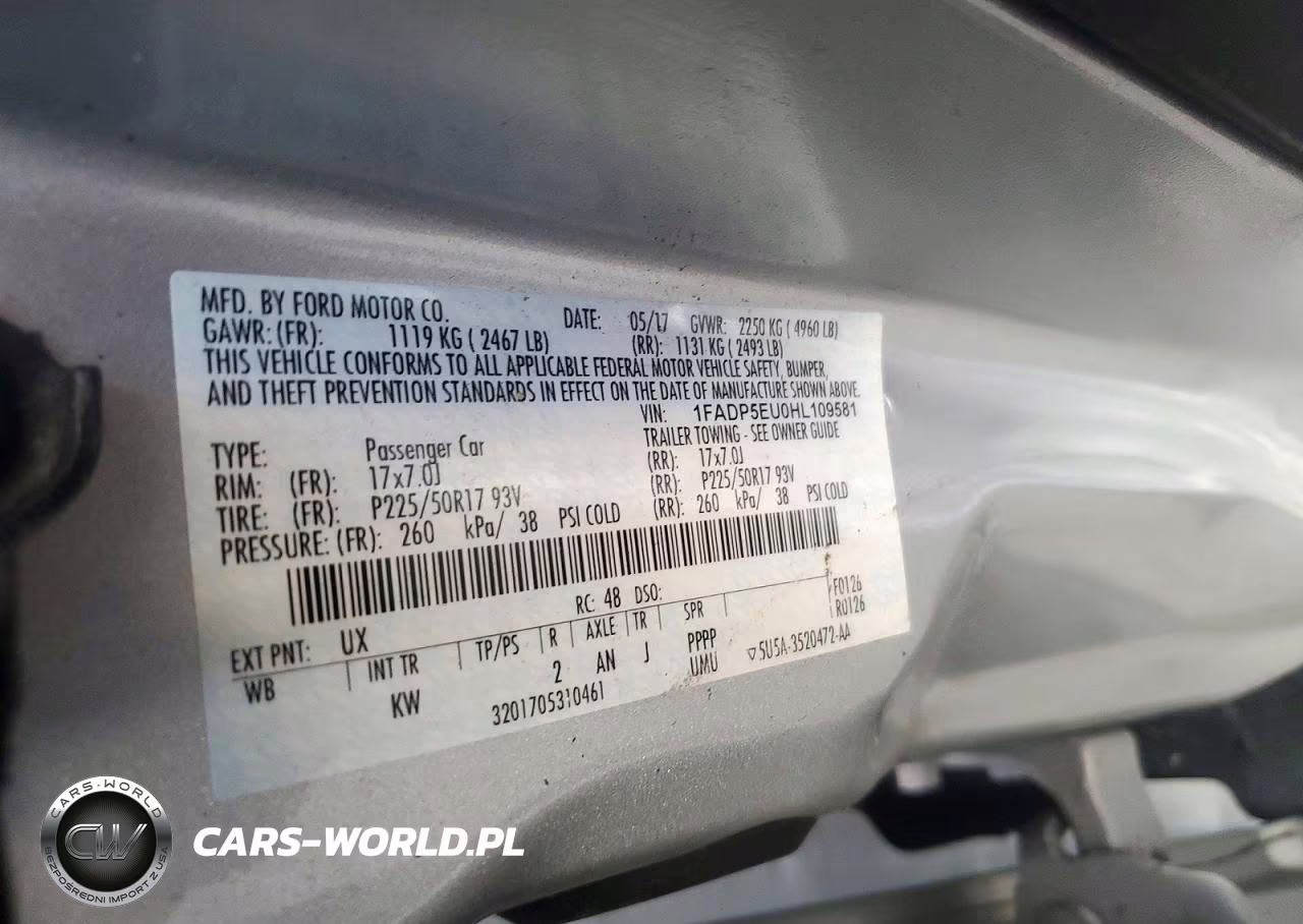 2017 Ford C-Max Energi Se VIN:1FADP5EU0HL109581 - 12